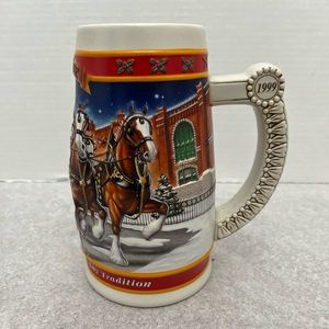 Anheuser-Busch 1999 Budweiser Holiday Stein